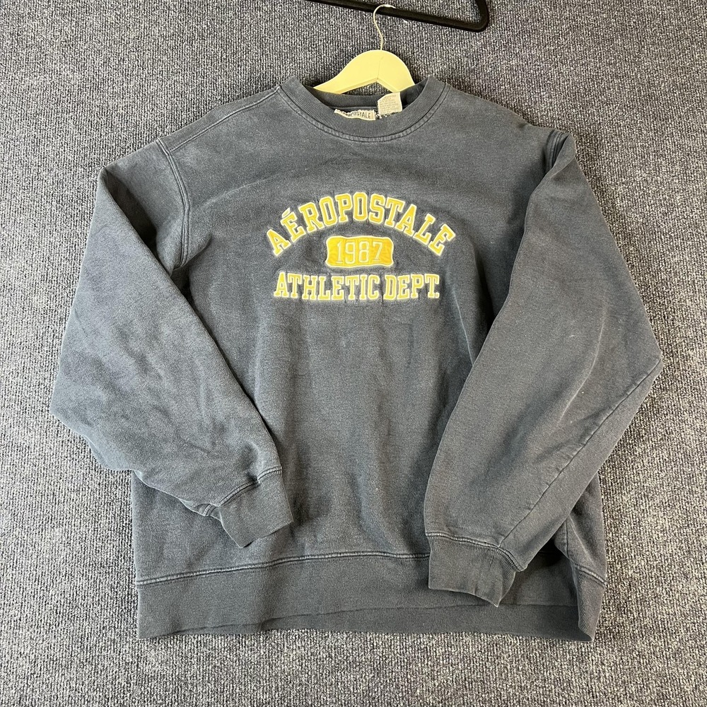 Vintage Y2K 00s Aeropostale Heavy Weight Spellout Sweatshirt Mens Large Crewneck